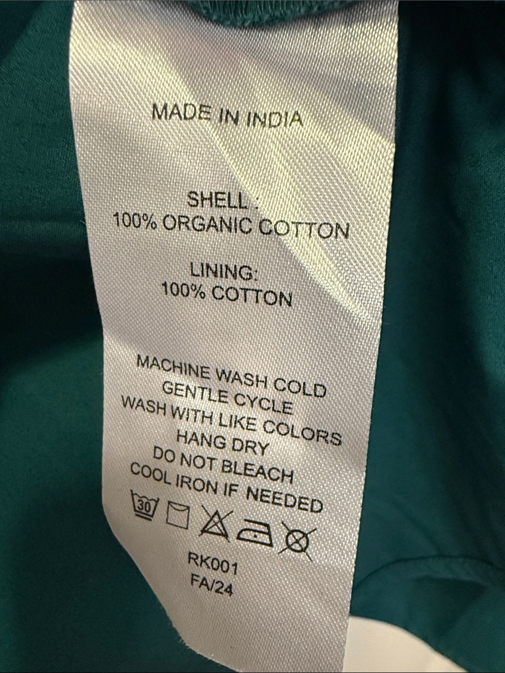 Quince FOREST GREEN Puff-Sleeve Mini Dress - Picture 6 of 7